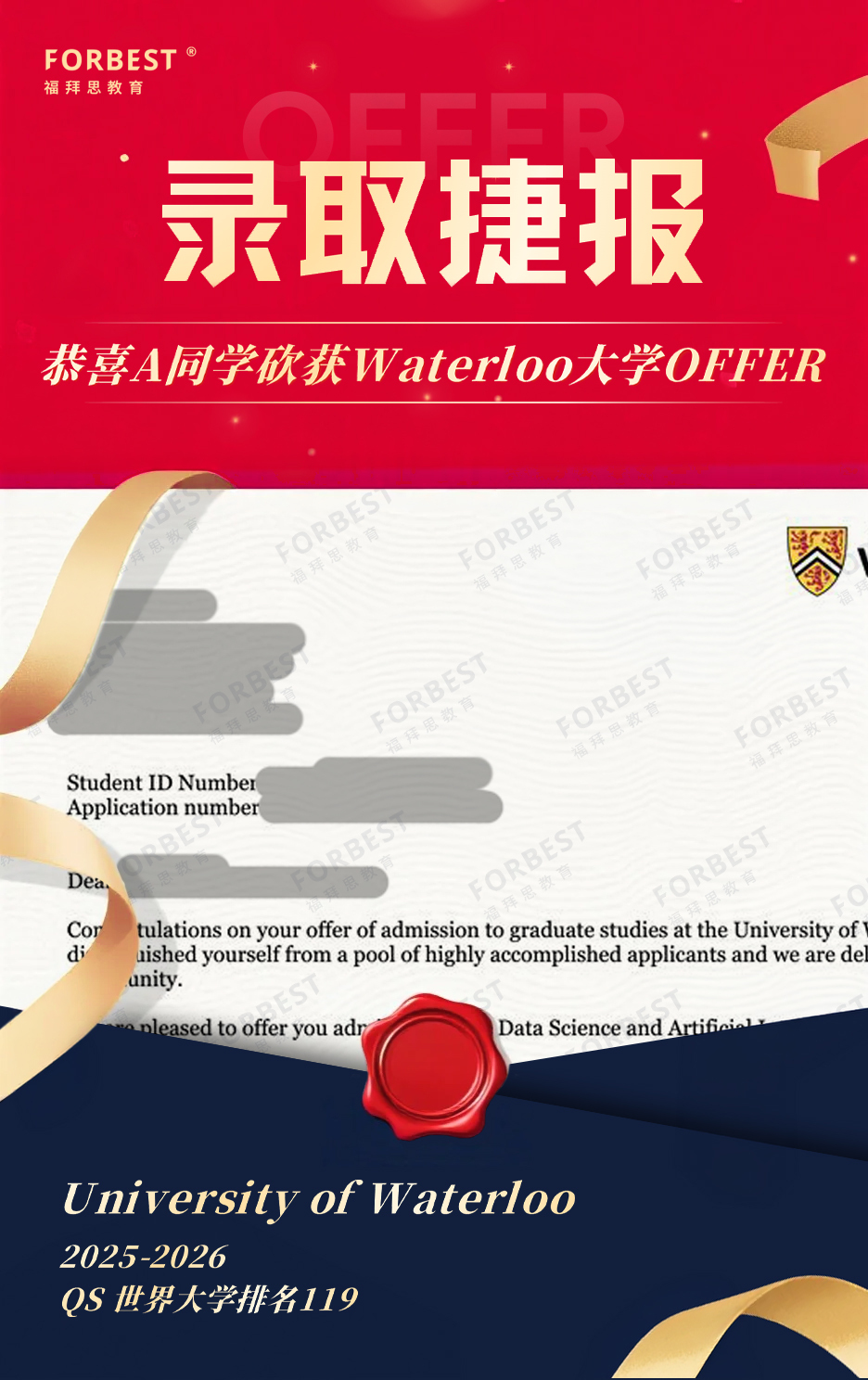 University of Waterloo Graduate Admission: Data Science and Artificial Intelligence